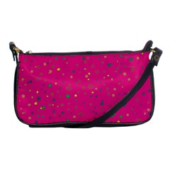 Dots Pattern Shoulder Clutch Bags by ValentinaDesign