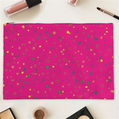 Dots Pattern Cosmetic Bag (xxl)  by ValentinaDesign