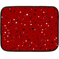 Dots Pattern Fleece Blanket (mini) by ValentinaDesign