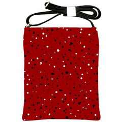 Dots Pattern Shoulder Sling Bags by ValentinaDesign