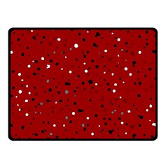 Dots Pattern Double Sided Fleece Blanket (small)  by ValentinaDesign