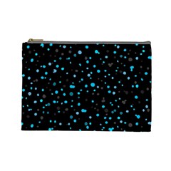 Dots Pattern Cosmetic Bag (large)  by ValentinaDesign