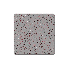 Dots Pattern Square Magnet by ValentinaDesign