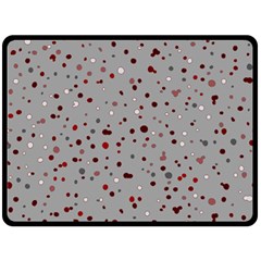 Dots Pattern Fleece Blanket (large) 