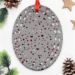 Dots Pattern Ornament (oval Filigree) by ValentinaDesign