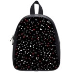 Dots pattern School Bags (Small)  Front