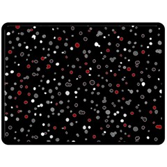 Dots Pattern Fleece Blanket (large) 