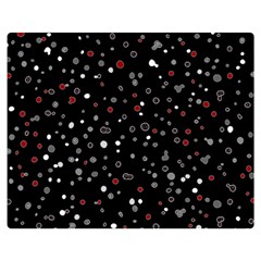 Dots Pattern Double Sided Flano Blanket (medium)  by ValentinaDesign