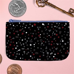 Dots Pattern Large Coin Purse by ValentinaDesign