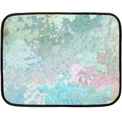 Pastel Garden Double Sided Fleece Blanket (mini)  by digitaldivadesigns