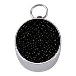 Dots pattern Mini Silver Compasses Front