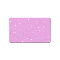 Dots Pattern Magnet (name Card) by ValentinaDesign