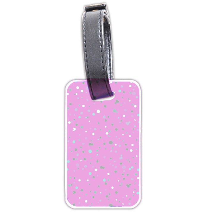 Dots pattern Luggage Tags (Two Sides)