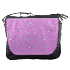 Dots Pattern Messenger Bags by ValentinaDesign