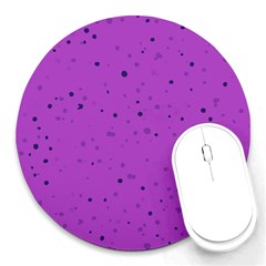 Dots Pattern Round Mousepads by ValentinaDesign