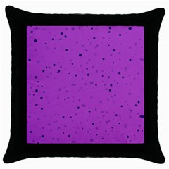 Dots Pattern Throw Pillow Case (black) by ValentinaDesign