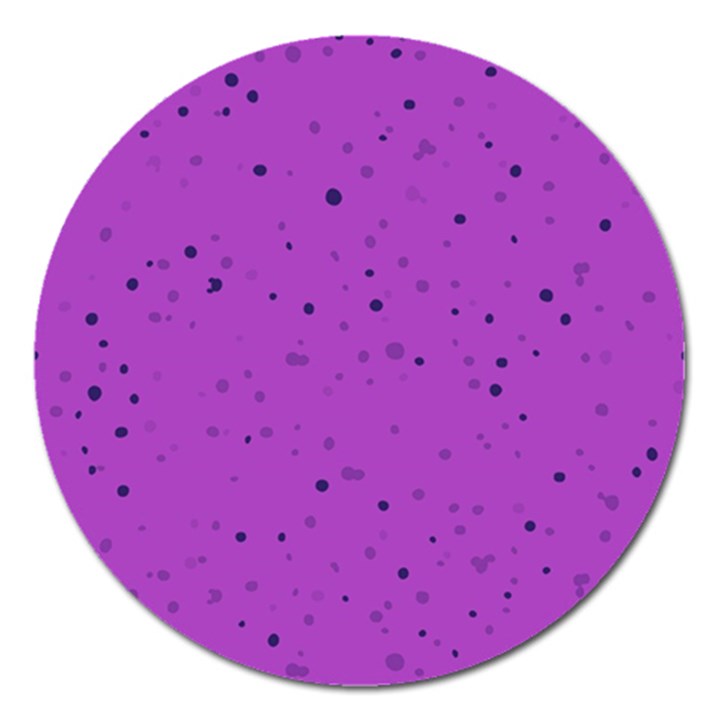 Dots pattern Magnet 5  (Round)