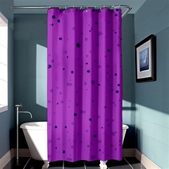 Dots Pattern Shower Curtain 36  X 72  (stall)  by ValentinaDesign