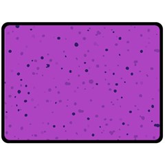 Dots Pattern Double Sided Fleece Blanket (large)  by ValentinaDesign