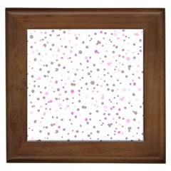 Dots pattern Framed Tiles