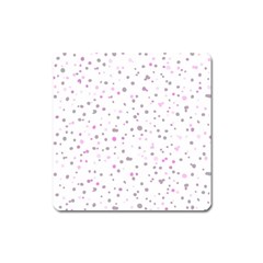 Dots Pattern Square Magnet by ValentinaDesign