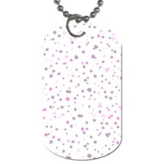 Dots pattern Dog Tag (One Side)