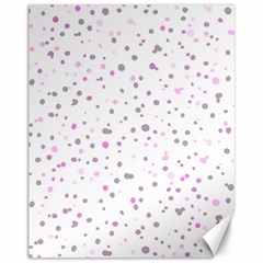 Dots pattern Canvas 11  x 14  