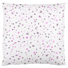 Dots pattern Large Cushion Case (Two Sides)