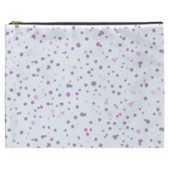 Dots Pattern Cosmetic Bag (xxxl)  by ValentinaDesign