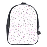 Dots pattern School Bags (XL)  Front