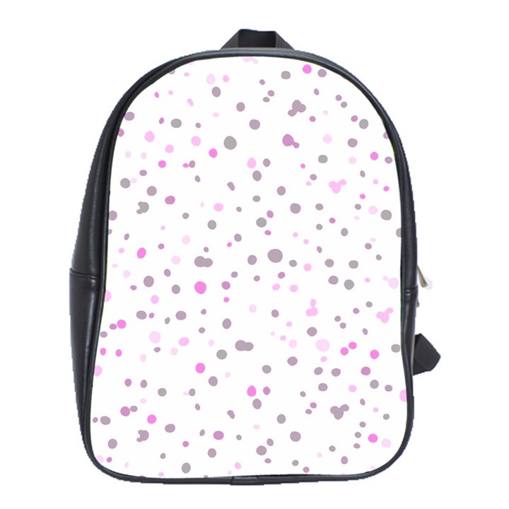 Dots pattern School Bags (XL) 