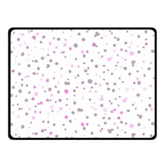 Dots pattern Double Sided Fleece Blanket (Small) 