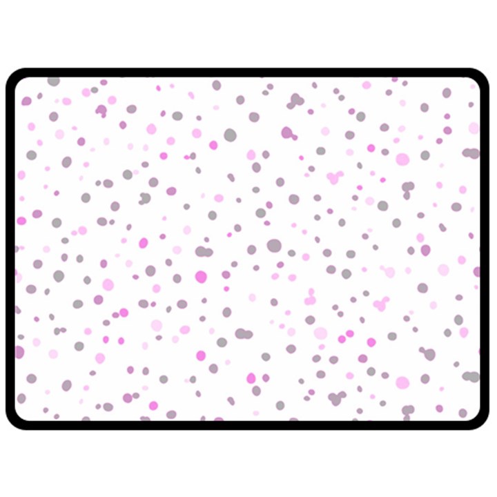 Dots pattern Double Sided Fleece Blanket (Large) 