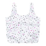 Dots pattern Full Print Recycle Bags (L)  Front