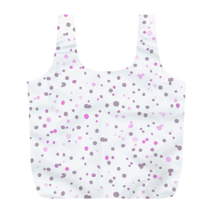 Dots pattern Full Print Recycle Bags (L) 