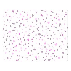 Dots pattern Double Sided Flano Blanket (Large) 