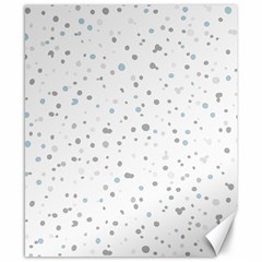 Dots Pattern Canvas 8  X 10  by ValentinaDesign