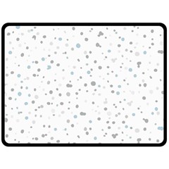 Dots Pattern Fleece Blanket (large)  by ValentinaDesign