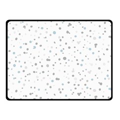 Dots Pattern Double Sided Fleece Blanket (small)  by ValentinaDesign