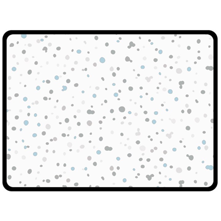 Dots pattern Double Sided Fleece Blanket (Large) 