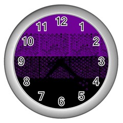 Abstract Art  Wall Clocks (silver)  by ValentinaDesign