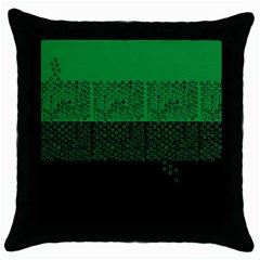 Abstract Art  Throw Pillow Case (black) by ValentinaDesign