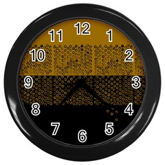 Abstract Art  Wall Clocks (black)