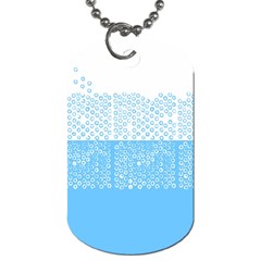 Abstract Art  Dog Tag (two Sides) by ValentinaDesign