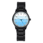 Abstract art  Stainless Steel Round Watch Front