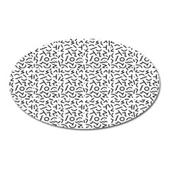 Abstract Art  Oval Magnet