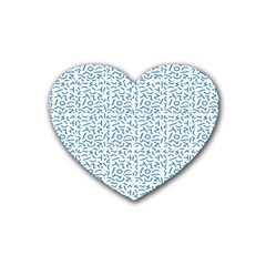 Abstract Art  Heart Coaster (4 Pack) 