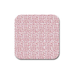 Abstract Art  Rubber Square Coaster (4 Pack)  by ValentinaDesign