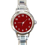 Abstract art  Round Italian Charm Watch Front