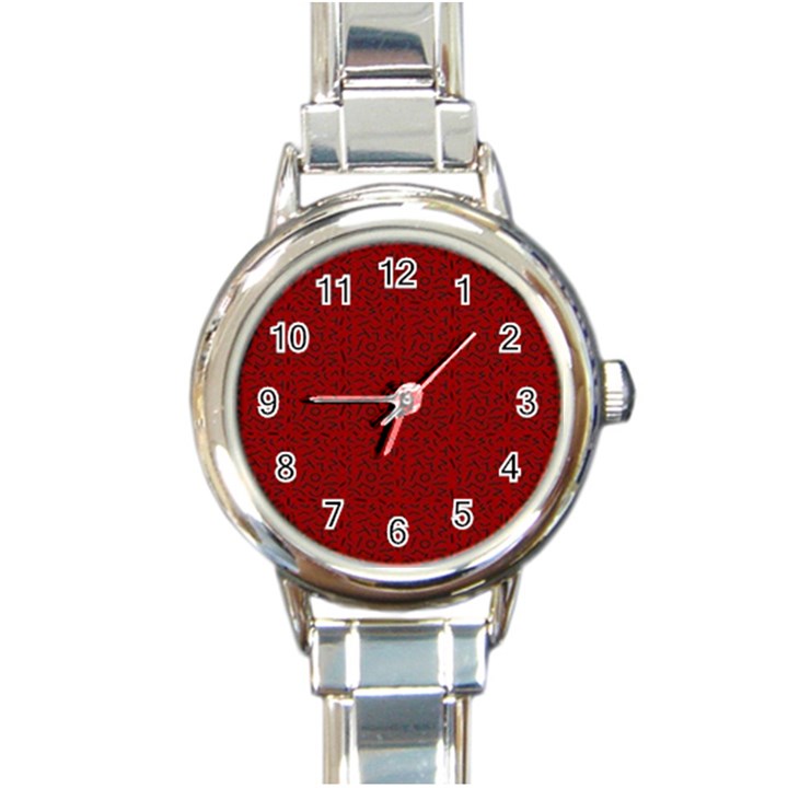 Abstract art  Round Italian Charm Watch